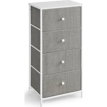 Komoda Komoda 4 zásuvky šedá AUK-E1031 GREY
