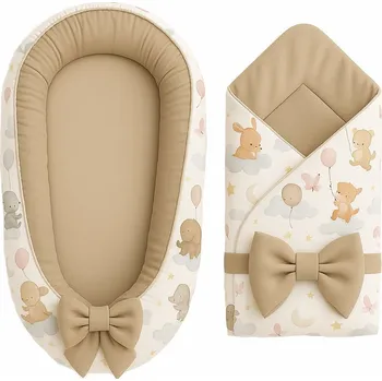 Panenka BabyTýpka Výbavička pro miminko luxury mini Balloon Dreams