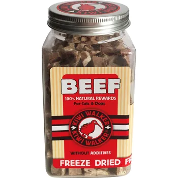 Pamlsek pro psa Mrazem sušené hovězí Kiwi Walker 40g