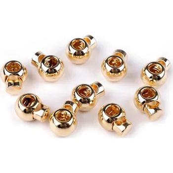 Kovové brzdičky 14x18 mm, malé, 2 zlatá klasik