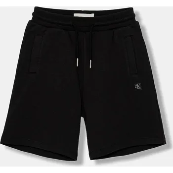 Chlapecké kraťasy Dětské kraťasy Calvin Klein Jeans IU0IU00704.9BYA černá 99X, vel. 152