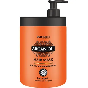 Vlasová regenerace Prosalon Professional Maska na vlasy s arganovým olejem (1000 ml)