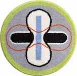 GRUND Koupelnová předložka KARIM 01 modrá Rozměr: ø 80 cm 227544000