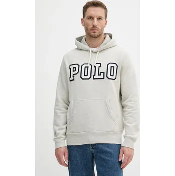 Pánská mikina Mikina Polo Ralph Lauren Pohoodm2 Long Sleeve 710972664 šedá 90X, vel. M