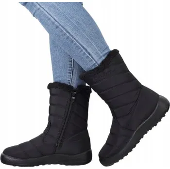 Dámská zimní obuv VEL.36 JEZZI SNĚHULE dámské boty na zimu boty na zip voděodolné