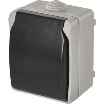 Elektrická zásuvka Hermetická Elektrická Zásuvka Emos šedá