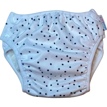 Plenkové kalhoty Plienkáčik Natahovací kapsová plena / tréninkové kalhotky L Kuličky