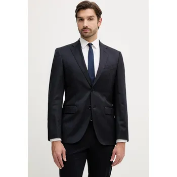 Pánská móda Vlněné sako BOSS 50469172 námořnická modř 59X, vel. 54