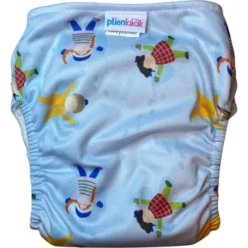 látková plena Plienkáčik Plenka AIO Side-Snap OS Anděl na sněhu