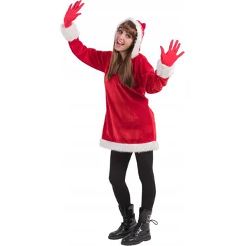 Karnevalový kostým Vánoční Kostým paní Clausové, Santa Claus