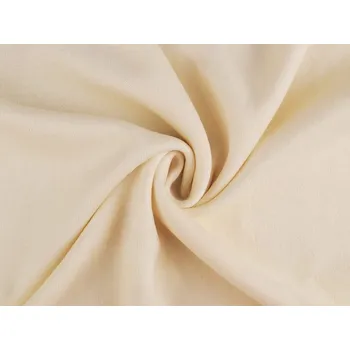 Svetrovina / úplet hladký s podílem vlny METRÁŽ - 1 krémová světlá