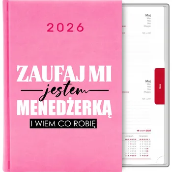 Kalendář Knižkový kalendář 2026 A5 růžový
