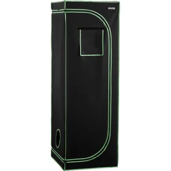 Pěstební box Vevor Pěstební stan 60×60×180 cm, 600D mylar, s okénkem a podnosem