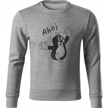 Chlapecká mikina JHK dětská mikina polyester šedá, velikost 110