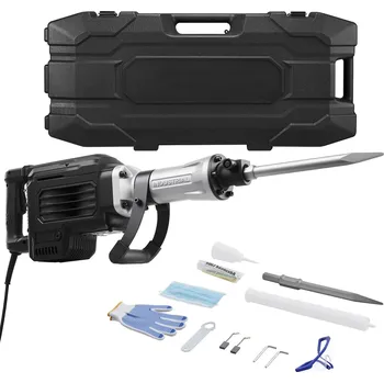 Pneumatické kladivo Vevor Elektrické demoliční kladivo 3000 W, 1700 BPM, s bodovým dlátem