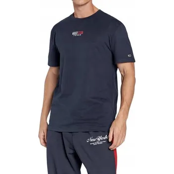 Tommy Jeans Regular Fit Pánské tričko tmavě modré, Velikost S