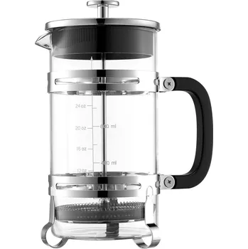 Vevor Kávový french press 1 l borosilikátové sklo nerezový filtr na čaj