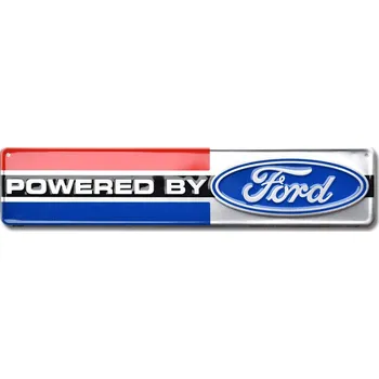 Plechová cedule Plechová cedule Powered By Ford 45 cm x 10 cm