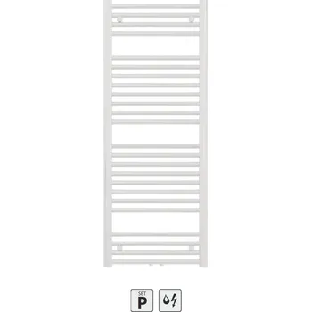 Radiátor Zehnder Radiátor Zehnder Virando 112,6x45 cm,středové připojení, RAL 9016 bílá, AB-120-045-05 AB-120-045-05