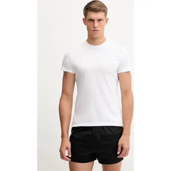 Pánské tričko Bavlněné tričko Just Cavalli 2-pack pánské, bílá barva, 79OAJU03 CJUT1 79OAJU03.CJUT1 00X, vel. XL