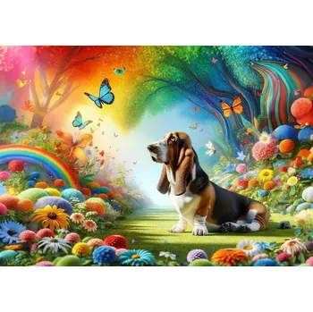 Puzzle ART PUZZLE Puzzle Motýlí návštěvník 25 dílků