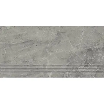 Dlažba PARADYZ Schodovka Paradyz Little rocks graphite mat rektifikovaná 30x60 000924