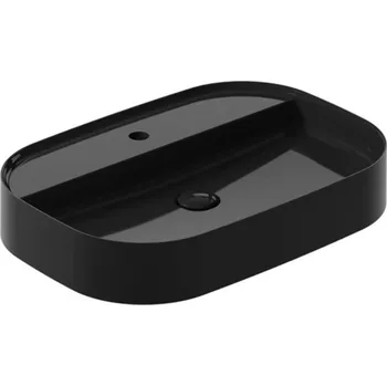 Galassia SMARTB 7400NE umyvadlo černé 45x65 obdél na desku 7400NE