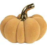 Oranžová keramická dekorace dýně Pumpkin - Ø 15*12 cm 199357806