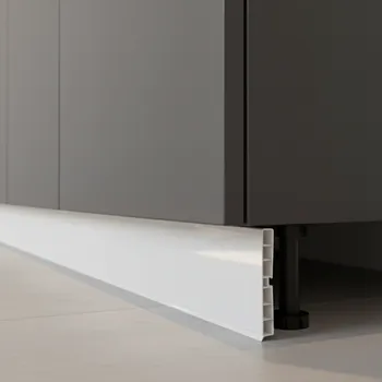 soklová lišta Opes PAX 2 m 80 mm Bílá lesklá