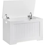 Vasagle Truhla s úložným prostorem GRETA, 76x48x40 cm, bílá