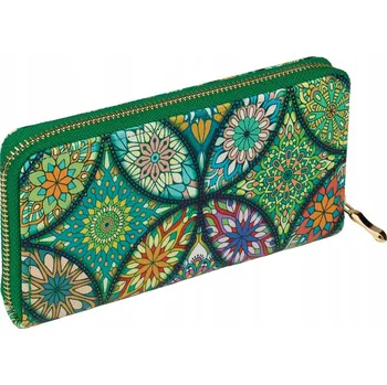 DÁMSKÁ PENĚŽENKA Alessio Měkká Peněženka ve Folklórním Stylu
