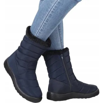 Dámská zimní obuv VEL.41 JEZZI SNĚHULE dámské zimní boty kotníkové na zip voděodolné