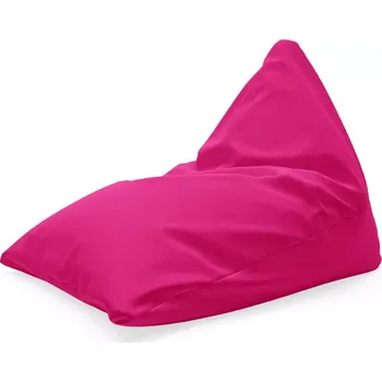 Sedací pytel Sablio Sedací vak Triangl Sytě růžová: 120 x 100 x 100 cm