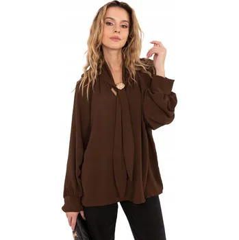 Dámská halenka Italy Moda halenka dlouhý rukáv střih volná univerzální velikost