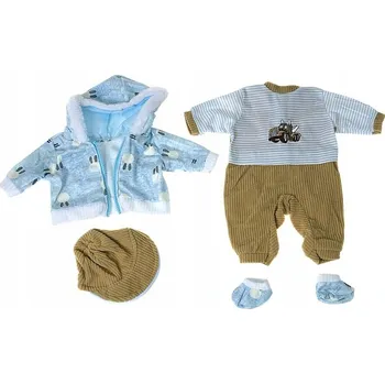 Doplněk pro panenku OBLEČENÍ PRO PANENKU MIMINKO BABY dupačky BODY BORN