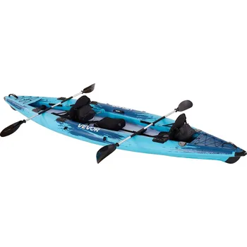 Kajak Vevor Nafukovací kajak pro 2 osoby, nosnost 318kg, drop-stitch podlaha