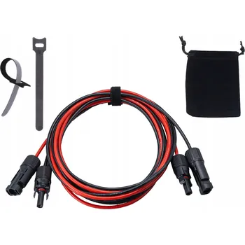 elektrický kabel Prodlužovací kabel MC4, solární, silikonový, Amass 13AWG pro panel, 5 m