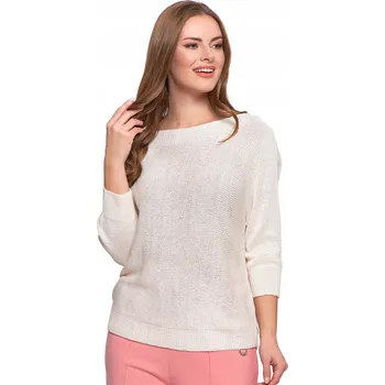 Dámský svetr Moraj dámský svetr bílý klasický do pasu velikost XXL