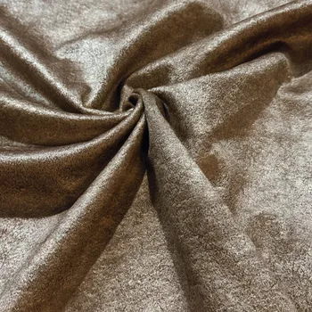 Jiný velurová potahová látka, Infinity, Bison, hnědá, 1.42 m