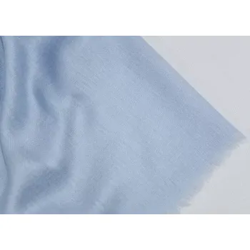 Šála Vlněná jednobarevná šála - světlá nebesky modrá