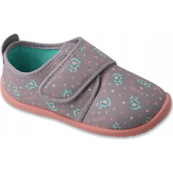 Chlapecké bačkory Dívčí papuče Befado šedé, vel. 30