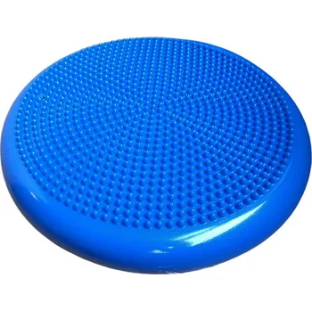 Masážní přístroj ACRA Polštářek balanční masážní s výstupky modrý nafukovací rehabilitační | 729957
