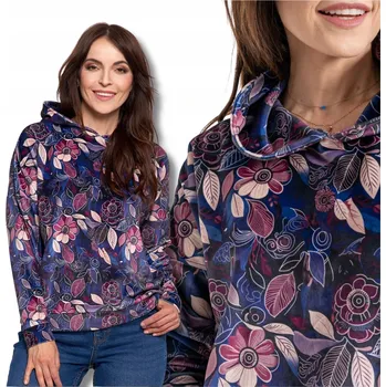 Pánská mikina Mikina, pohodlná s kapucí, volná klokanka mikina Moraj, vzor 3XL