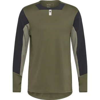 cyklistický dres Dres - FOX Defend Ls Jersey 2025 - Olive Green L