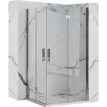 Rea Molier Double, sprchový kout se skládacími dveřmi 100(dveře) x 80(dveře), 6mm čiré sklo, chromový profil, KPL-K6370 195562860
