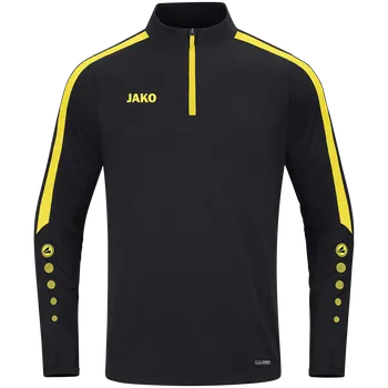 Pánská mikina JAKO Power Zip Top černá/žlutá UK 3XL