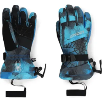 Sport Dětské lyžařské rukavice Spyder 38F145401-CBC Overweb Gloves, Cobalt Block Camo