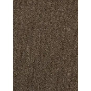 Koberec Breno Metrážový koberec ASTRA 194 tmavě hnědý, šíře 500 cm, Hnědá