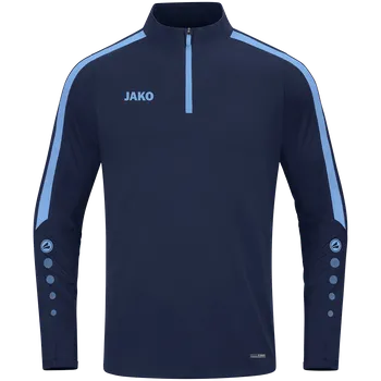 Pánská mikina JAKO Power Zip Top tmavě modrá/světle modrá UK XL