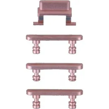 Náhradní postranní tlačítka pro iPhone 7 Plus - růžovozlatá